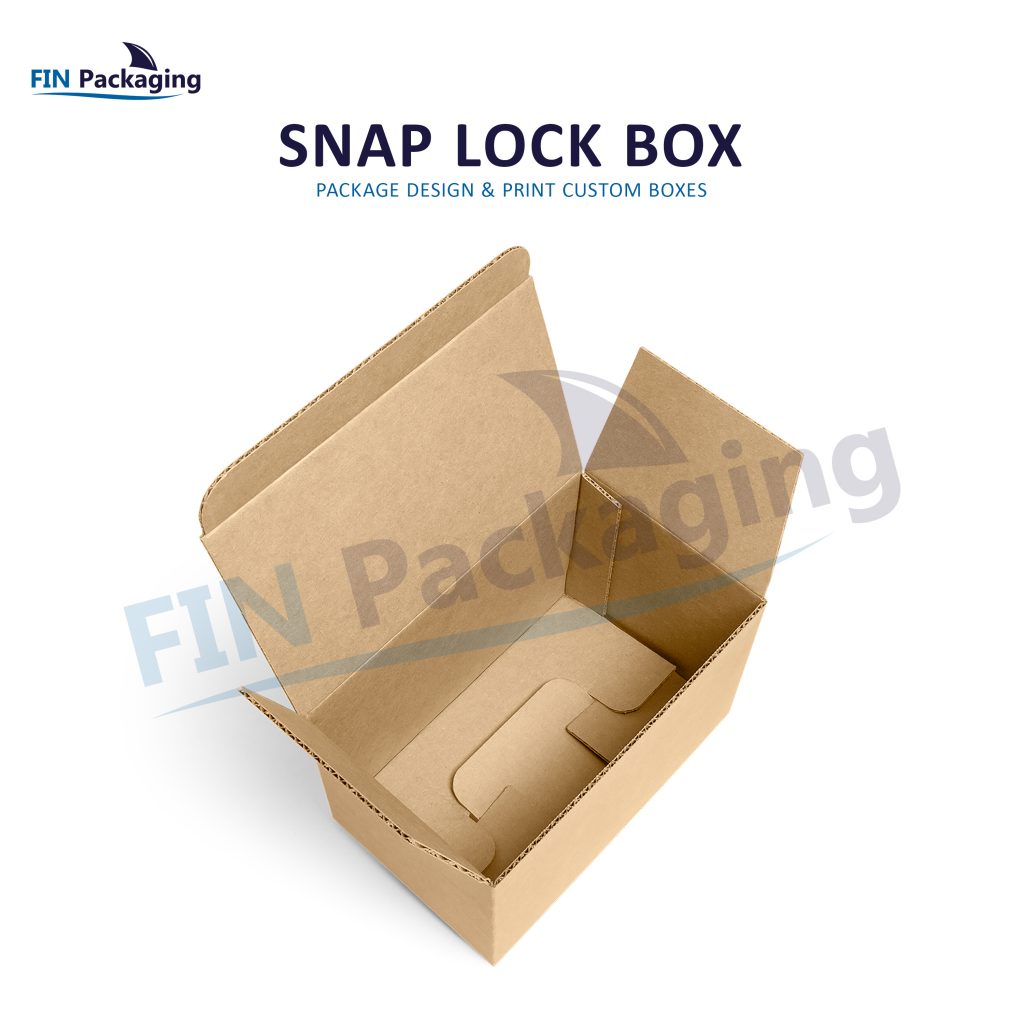 Custom Snap Lock Bottom Boxes Free Design Boxes FinPackaging