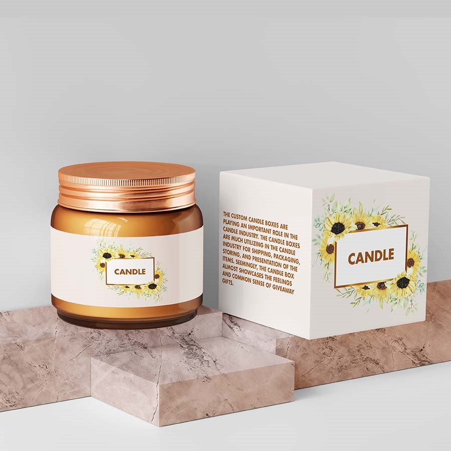 Custom Printed Candle Jar Boxes